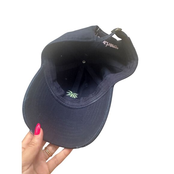 SIMPLY SOUTHERN Palm Tree Print Navy Baseball Hat Cap NEW NWT - Picture 4 of 6